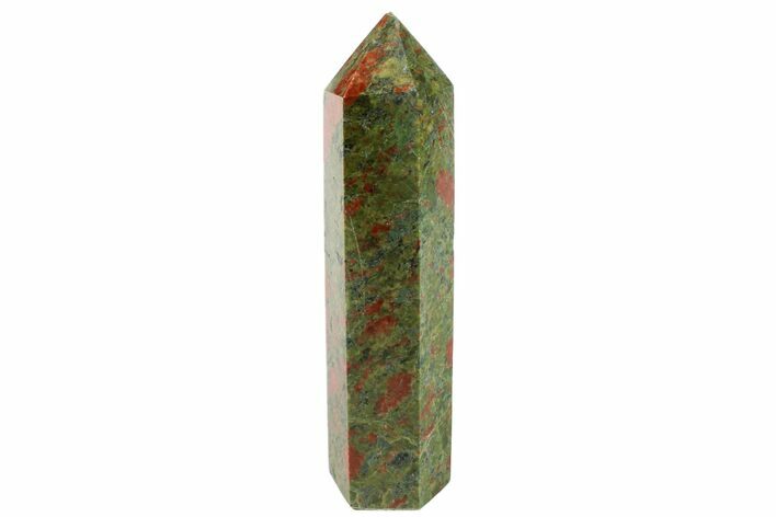 Tall, Polished Unakite Obelisk - South Africa #151877